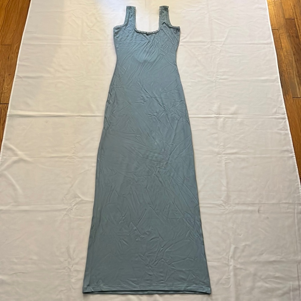 SKIMS SOFT LOUNGE LACE SCOOP NECK DRESS